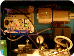 PLC installation in a compressor cabinette